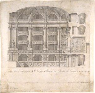 Longitudinal Section of the Small Theater in the Palace at Caserta MET DP801616