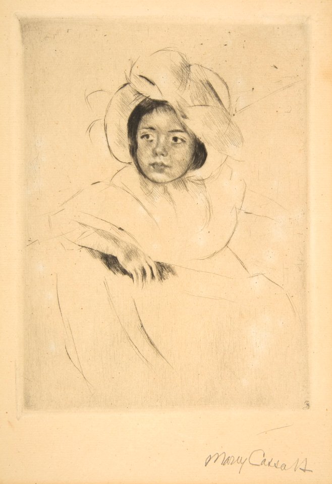 Margot Wearing a Bonnet (No. 4) MET DP815270