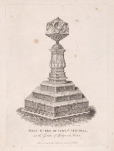 Mary, Queen of Scots's Sundial, in the garden of Holyrood Palace Met DP890155
