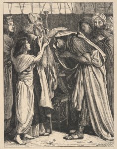Melchizedek Blesses Abram (Dalziels' Bible Gallery) MET DP835806
