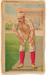 Meyers, Catcher, Indianapolis, from the Gold Coin series (N284) for Gold Coin Chewing Tobacco MET DP866815