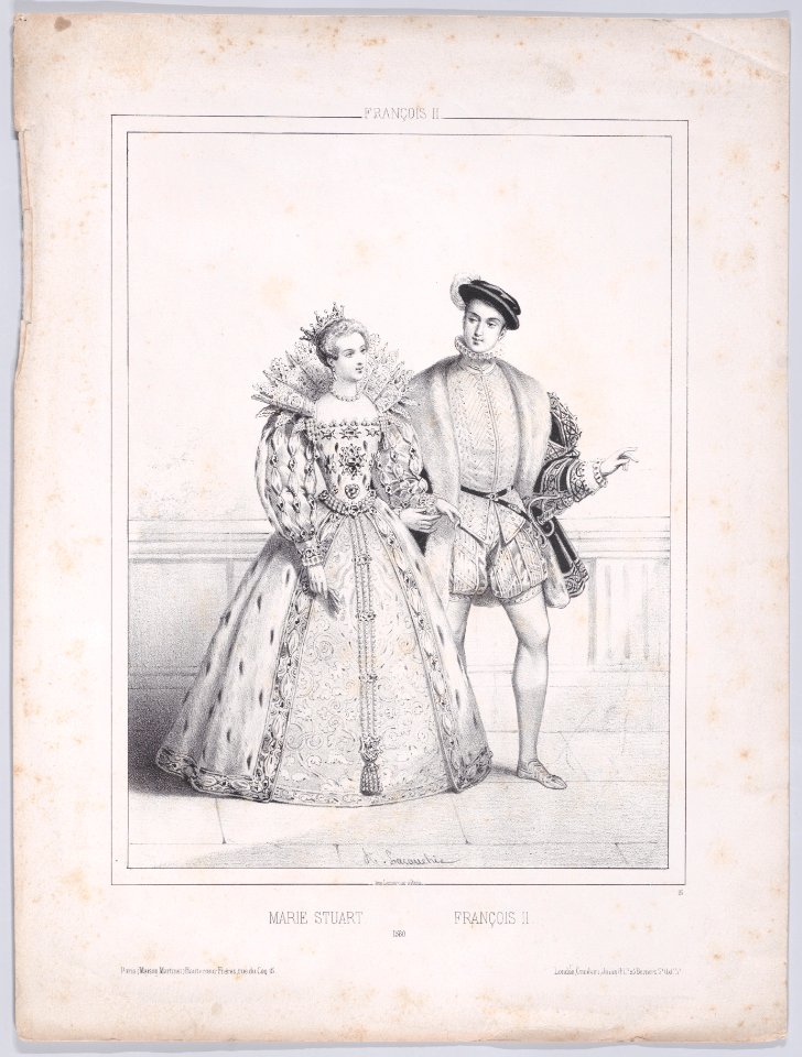 Mary, Queen of Scots and Francis II Met DP890095