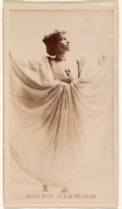 Minnie Renwood, from the Actresses series (N245) issued by Kinney Brothers to promote Sweet Caporal Cigarettes MET DP859384