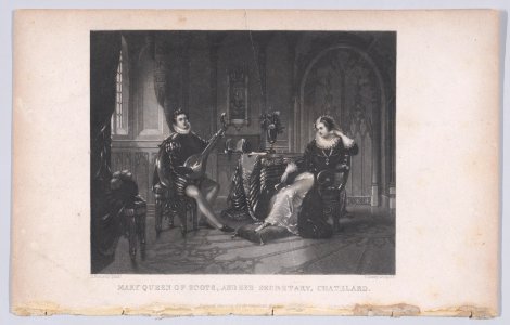 Mary, Queen of Scots, and her secretary, Chatelard Met DP890132