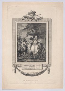 Mary, Queen of Scots arrested by the Earl of Bothwell Met DP890149