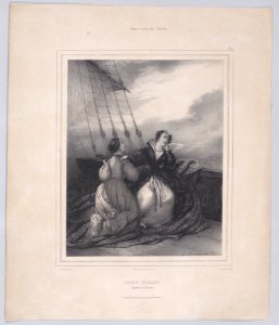 Mary, Queen of Scots embarking at Calais to return to Scotland Met DP890127