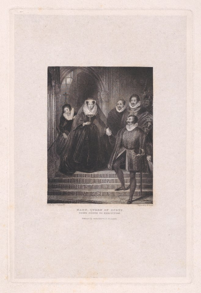 Mary, Queen of Scots going forth to execution Met DP890120