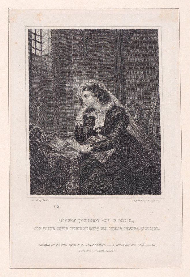 Mary, Queen of Scots, on the eve previous to her execution Met DP890125