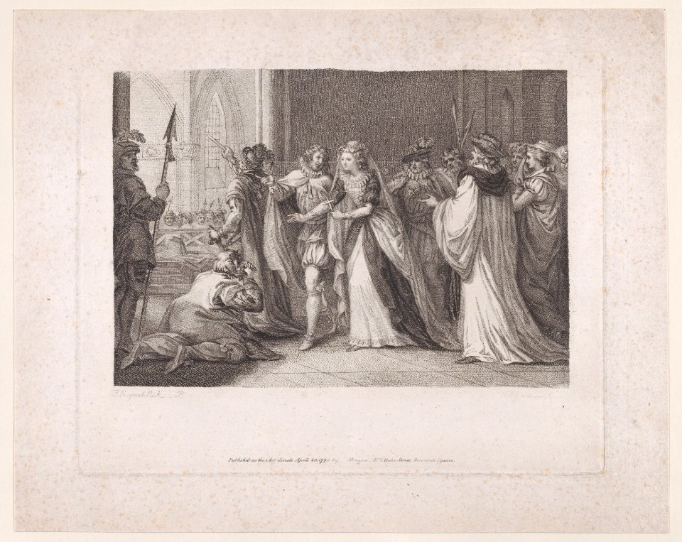Mary, Queen of Scots going to the place of execution Met DP890174