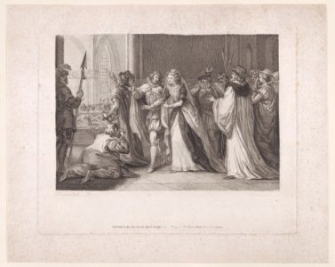 Mary, Queen of Scots going to the place of execution Met DP890174