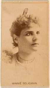 Minnie Seligman, from the Actresses series (N245) issued by Kinney Brothers to promote Sweet Caporal Cigarettes MET DP859541