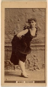 Minnie Redwood, from the Actresses series (N245) issued by Kinney Brothers to promote Sweet Caporal Cigarettes MET DP859370