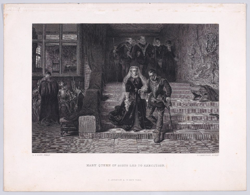 Mary, Queen of Scots led to execution Met DP890150