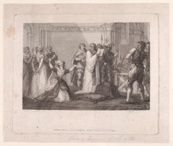 Mary, Queen of Scots kneeling on the scaffold Met DP890172