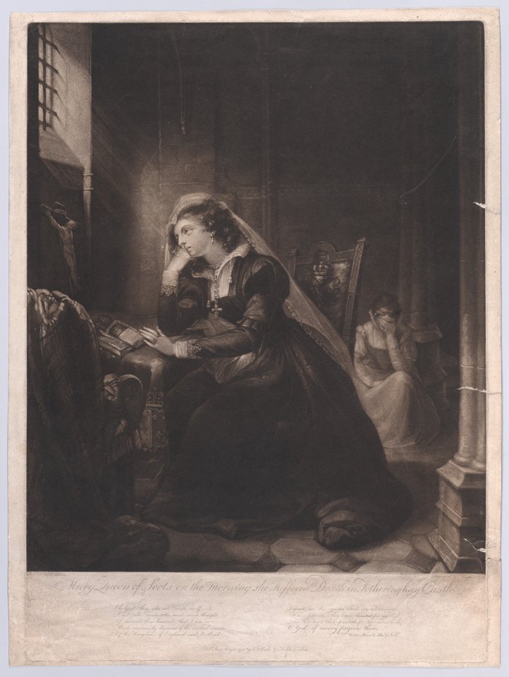 Mary, Queen of Scots, on the morning she suffered Death in Fotheringhay Castle Met DP890208