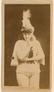Miss Annie Summerville, from the Actresses series (N245) issued by Kinney Brothers to promote Sweet Caporal Cigarettes MET DP859664