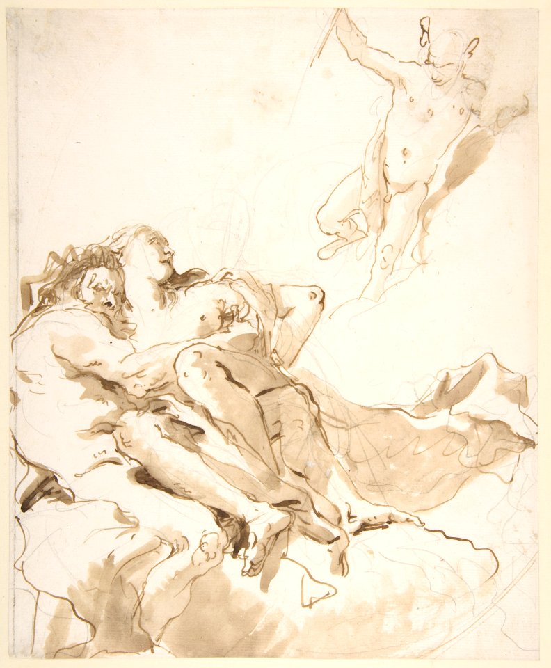Mercury Appearing to a Marine Deity and a Nymph MET DP811897