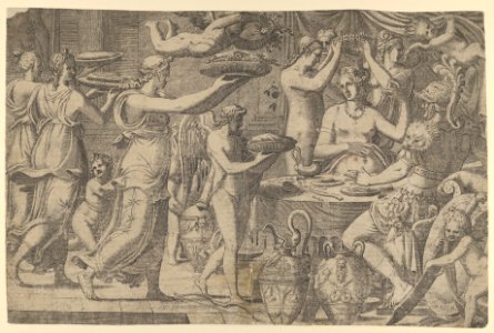 Mars and Venus Served by Cupid and the Graces MET DP855383