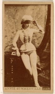 Miss Annie Summerville, from the Actresses series (N245) issued by Kinney Brothers to promote Sweet Caporal Cigarettes MET DP859665