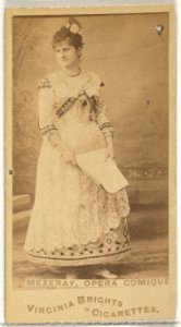 Mezeray, Opera Comique, from the Actors and Actresses series (N45, Type 1) for Virginia Brights Cigarettes MET DP829628