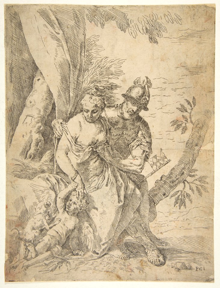 Mars, Venus and Cupid MET DP815136
