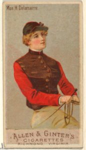 Mon. H. Delamarre, from the Racing Colors of the World series (N22a) for Allen & Ginter Cigarettes MET DP835172