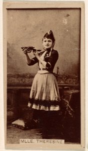 Mlle. Theresine, from the Actresses series (N245) issued by Kinney Brothers to promote Sweet Caporal Cigarettes MET DP859710