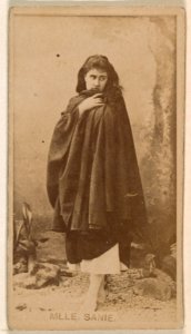 Mlle. Sanie, from the Actresses series (N245) issued by Kinney Brothers to promote Sweet Caporal Cigarettes MET DP859516