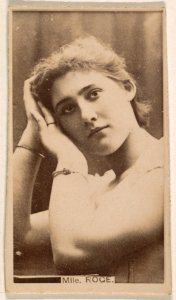 Mlle. Roge, from the Actresses series (N245) issued by Kinney Brothers to promote Sweet Caporal Cigarettes MET DP859427