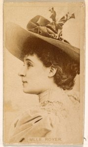 Mlle. Royer, from the Actresses series (N245) issued by Kinney Brothers to promote Sweet Caporal Cigarettes MET DP859471