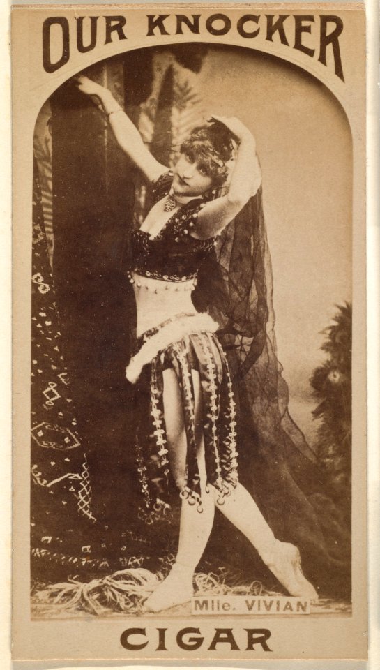 Mlle. Vivian, from the Actresses series (N665) promoting Our Knocker Cigars MET DPB869823