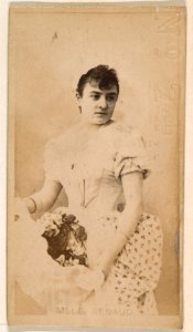 Mlle. Renaud, from the Actresses series (N245) issued by Kinney Brothers to promote Sweet Caporal Cigarettes MET DP859380