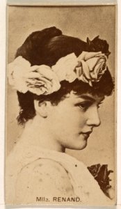 Mlle. Renand, from the Actresses series (N245) issued by Kinney Brothers to promote Sweet Caporal Cigarettes MET DP859379