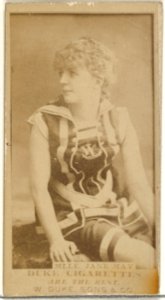 Mlle. Jane May, from the Actors and Actresses series (N145-7) issued by Duke Sons & Co. to promote Duke Cigarettes MET DP840560