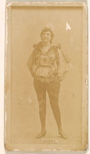 Mlle. Shery, from the Actresses series (N245) issued by Kinney Brothers to promote Sweet Caporal Cigarettes MET DP859587