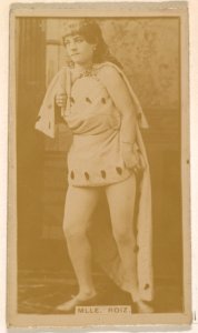 Mlle. Roiz, from the Actresses series (N245) issued by Kinney Brothers to promote Sweet Caporal Cigarettes MET DP859440