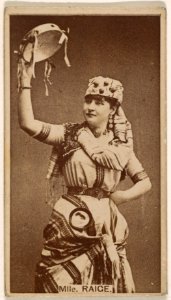 Mlle. Raige, from the Actresses series (N245) issued by Kinney Brothers to promote Sweet Caporal Cigarettes MET DP859345