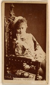 Mlle. Robert, from the Actresses series (N245) issued by Kinney Brothers to promote Sweet Caporal Cigarettes MET DP859410
