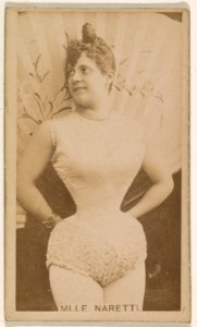 Mlle. Naretti, from the Actresses series (N245) issued by Kinney Brothers to promote Sweet Caporal Cigarettes MET DP859198