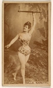 Mlle. Naretti, from the Actresses series (N245) issued by Kinney Brothers to promote Sweet Caporal Cigarettes MET DP859197