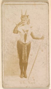 Mlle. Naya, from the Actresses series (N245) issued by Kinney Brothers to promote Sweet Caporal Cigarettes MET DP859246