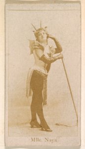 Mlle. Naya, from the Actresses series (N245) issued by Kinney Brothers to promote Sweet Caporal Cigarettes MET DP859247
