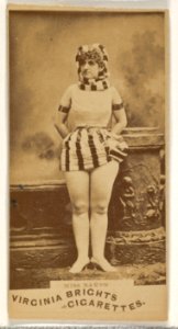 Miss Baker, from the Actors and Actresses series (N45, Type 1) for Virginia Brights Cigarettes MET DP830369