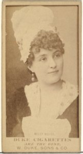 Milly Meyer, from the Actors and Actresses series (N145-7) issued by Duke Sons & Co. to promote Duke Cigarettes MET DP840464