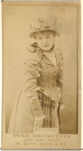 Milly Meyer, from the Actors and Actresses series (N145-7) issued by Duke Sons & Co. to promote Duke Cigarettes MET DP840463