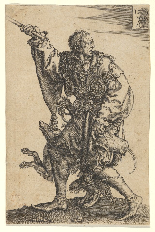 Master of Ceremonies with a Dog, from The Large Wedding Dancers MET DP836746