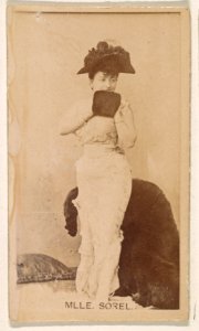 Mlle. Sorel, from the Actresses series (N245) issued by Kinney Brothers to promote Sweet Caporal Cigarettes MET DP859613