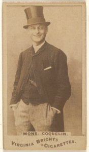 Monsieur Coquelin, from the Actors and Actresses series (N45, Type 1) for Virginia Brights Cigarettes MET DP830426