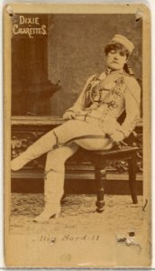 Miss Bardell, from the Actors and Actresses series (N45, Type 7) for Dixie Cigarettes MET DP831277