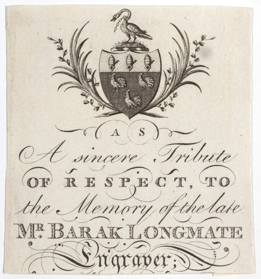 Memorial Card for Mr. Barak Longmate Met DP884971